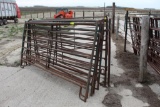 (8) APPROX 10' VERNS CORRAL PANELS, $ X 8
