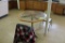 GLASS TOP KITCHEN TABLE AND CHAIRS