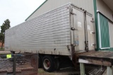 BROWN 33' DRY VAN SEMI TRAILER, STORAGE TRAILER, NO TITLE, HAS NOT BEEN MOVED IN YEARS