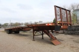 *** 1995 WABASH RAFTER TRAILER, EXTENDABLE, RATCHET STRAPS, ROLLERS, SPRING RIDE, 22.5 TIRES