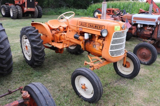 Allis Chalmers D12, Gas, WF, Fender, Snap Coupler, 11.2-24 Pwr Slides, 3pt, No Top Link,