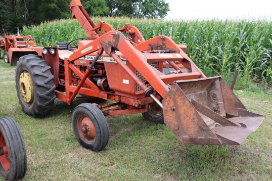 Allis Chalmers 160 Diesel, WF, w/AC Hyd Loader, 14.9-28 Power Slides, Pto, Fenders, Lights, 3pt