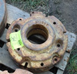 SET OF TRACTOR WHEEL WEIGHTS, ONE MONEY FOR THE PAIR
