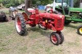 Farmall C, Gas, NF, Like New Firestone 9.5-36, Pto, Pully, Fenders, Lights, 12 Volt System, Sn 40454