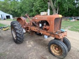 Allis Chalmers WD 45, Gas, NF, PTO, 14.9-28 Power Slide, 12 Volt System, SN# WD212903