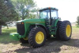 1996 JOHN DEERE 8400 MFWD TRACTOR, POWER SHIFT, 4SCV, POWER BEYOND, LARGE 1000 PTO, 3PT,