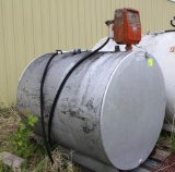 500 GALLON DIESEL BARREL, GASBOY PUMP, 110 VOLT