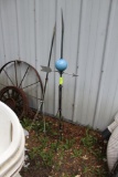 (2) LIGHTENING RODS WITH 1 BULB