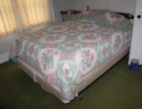 FULL SIZE BED WITH BEDDING