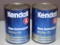 (2) 1 Qt Paper Kendall 40, Unopened