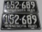 1940 MATCH SET OF MN LICENSE PLATES