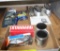 3 BOXES OF VEHICLE COMPASS, CAR WASH CONCENTRATE, AUTOMOTIVE COIL, COFFEE CUP AND KOOZIE