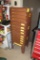 (12) DRAWER BROWN LAWSON PRODUCTS ORGANIZER ON STAND WITH CONTENTS