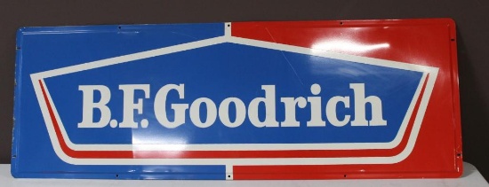 21"x60" B.F. Goodrich, Single Sided Metal Sign, 10-75