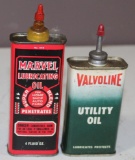 (2) PENETRATING OIL CANS, MARVEL OIL AND VALVOLINE UTILITY OIL