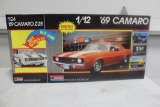 Monogram Car Kit, 1/12, 3 in 1 ?69 Camaro, 1/24 Camaro Z28, Box Has Been Opened,