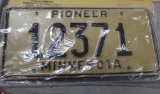 MATCH SET OF PIONEER PLATES, NEW