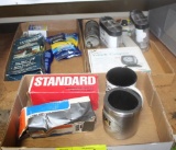 3 BOXES OF VEHICLE COMPASS, CAR WASH CONCENTRATE, AUTOMOTIVE COIL, COFFEE CUP AND KOOZIE