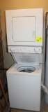 GE SPACEMAKER LAUNDRY STACKABLE WASHER/DRYER, DRYER IS ELECTRIC