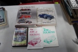 (4) BOOKS, (2) JOY OF TOURING, MAN AND HIS CAR AND CLASSIC ERA, AND DVD OF CLASSIC CAR CLUB OF