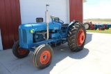 1954 FORDSON MAJOR 6-CYLINDER, DIESEL, TITAN 16.9-30 REARS, 7.50-16 FRONTS, 3 PT, FENDERS, PTO,