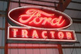 FORD TRACTOR DOUBLE SIDED NEON SIGN, APPROX 102