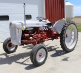 1955 FORD 650 HIGH CROP, 180/95R40 REARS, 6.00-16 FRONTS, WF, PTO, 3 PT, DRAWBAR, LIGHTS, FENDERS,