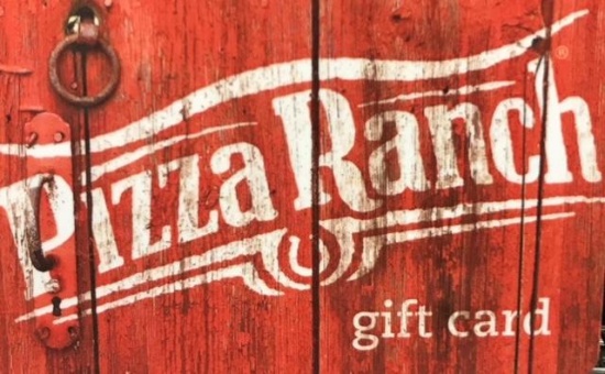 $25 PIZZA RANCH GIFT CARD