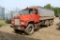 *** 1976 MACK TRI AXLE GRAIN TRUCK, DIESEL, 2 STICK 5 SPEED TRANS, 20' BOX & HOIST,