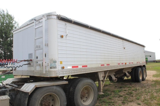 *** 1997 TIMPTE 32' 66" HOPPER TRAILER, 2 SPEED TRAPS, SPRING RIDE, ON STEEL, ROLL TARP,