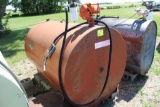 500 GALLON FUEL TANK, USED FOR CLEAR DIESEL, AO SMITH PUMP, AUTO NOZZLE, 110 VOLT