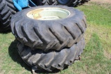 18.4-34 DUALS ON M&W 9 BOLT RIMS