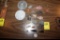(17) Indian Arrowheads, (2) Commemorative Coins, State Bank of Boyd Keychain