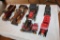 Old Model Trucks, Wooden Car, 6pc