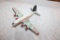 Trans World Airlines TWA, Wind up Metal Plane, Missing One Wheel, 11.5