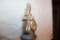 Lady in Dress Sculpture, 1990 District Award, Metal on Plastic Base, 9