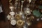 (12) pcs, Metal Candleholders, Candelabras