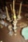 (4) pcs, Brass Candleholders, Candelabra