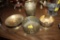 (4) Decorative Metal Vase, Candy Dishes