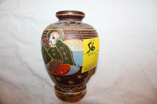 Goldcastle Hand Painted Vase, Made in Japan, 6"