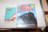 Rails Across America Book, 192 Pages; American Railroads Book, 1956, 32 Pages