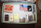 (10) Lighters, Little Cigar Tin