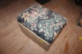 Asian Trunk, Vinyl Wrapped, Cloth Cushion Top, 20