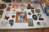 Stain Glass Style Art Pieces & More, Approx (41) pc