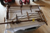 Old Wood Curtain Rods, Folding, 30