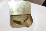 Brass Box with Scraper, Made in India