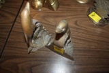 Pair of Brass Dolphin Bookends