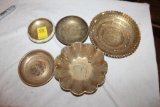 (5) Brass Bowls