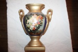 Limoges Ceramic Vase, 11.5