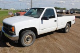 *** 1997 Chev K1500 4x4 WT Pickup, V6, Auto, A/C, Reg Cab, 8' Box, Cloth Seat, Vinyl Floor